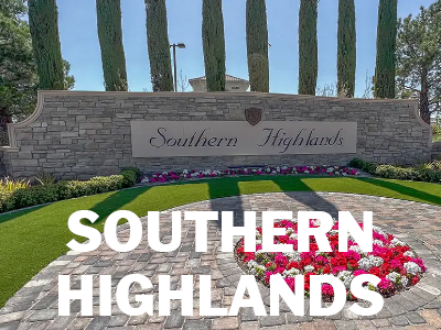 Search and Find Homes, Properties, Real Estate In The Southern Highlands of Las Vegas