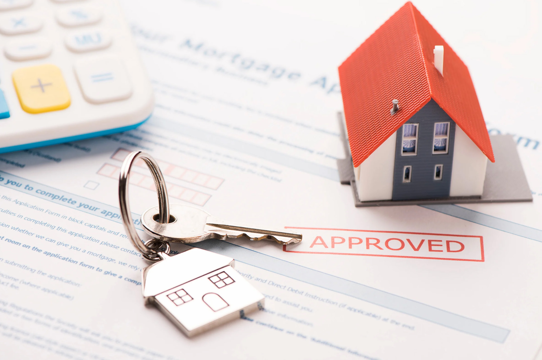 House keys and documents for a Las Vegas home purchase