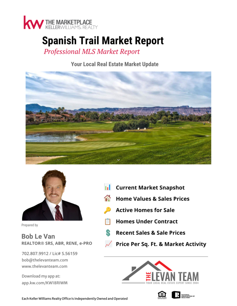 Spanish Trail homes for sale and real estate market report