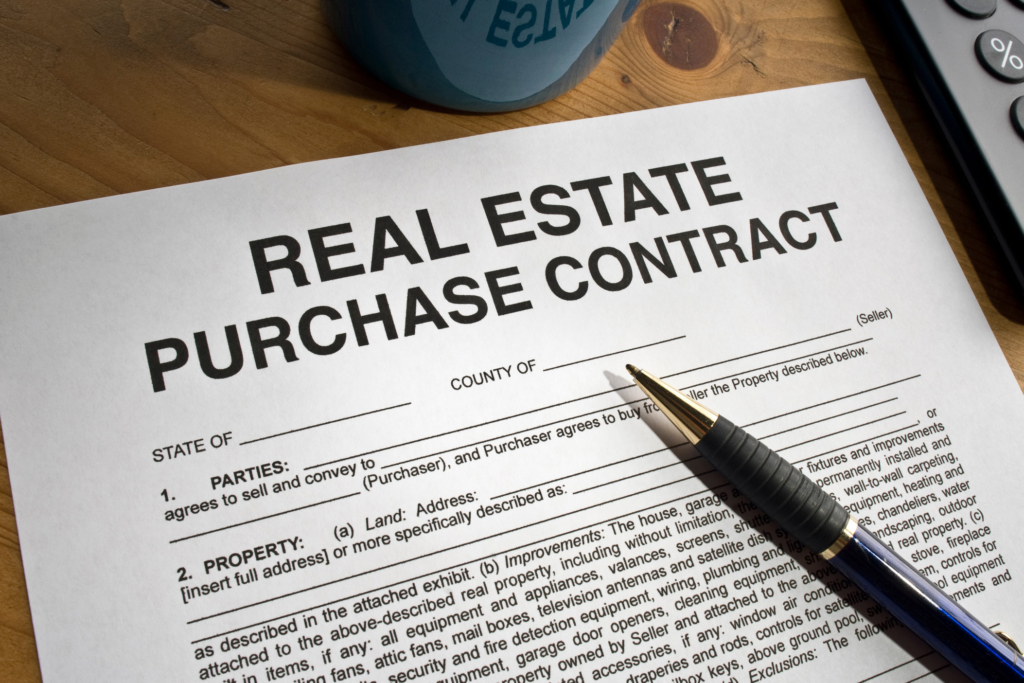 Home purchase contract and contingency checklist for a Las Vegas home
